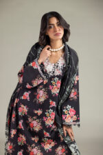 Embroidered Cambric Fabrics 3-Piece #202FG1 E [A33] - V4