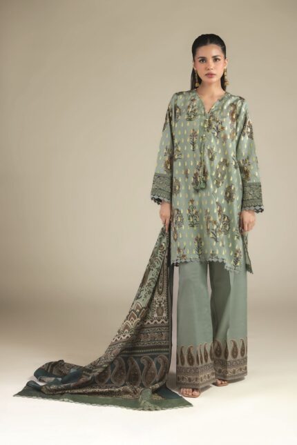 Printed Jacquard Fabrics 3-Piece - V1