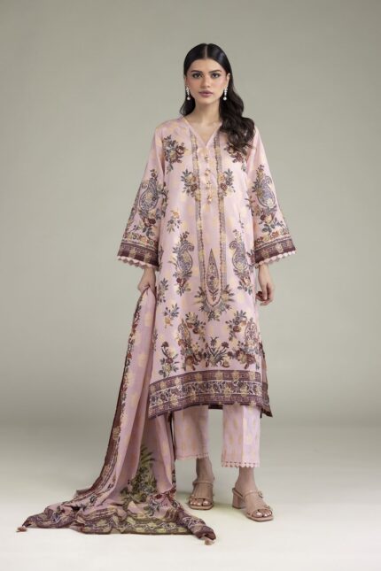 Printed Jacquard Fabrics 3-Piece - V1
