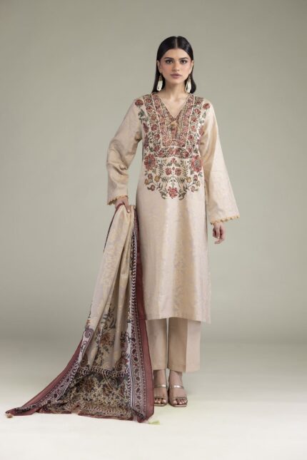 Printed Jacquard Fabrics 3-Piece - V1