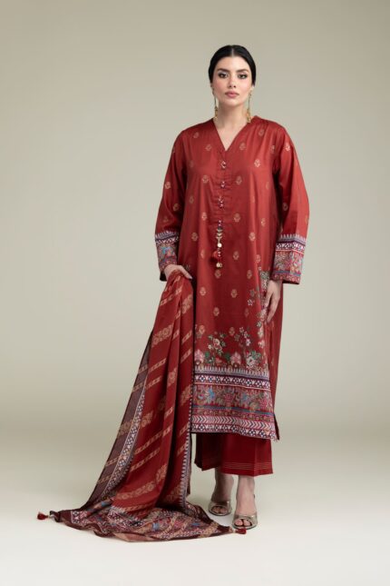 Printed Jacquard Fabrics 3-Piece - V1