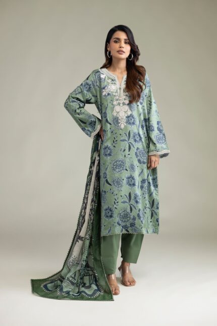 Lawn 3-Piece Tailored - View 2