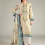 Embroidered Jacquard Fabrics 3-Piece #210FA1 E [A33] - V1