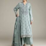 Embroidered Jacquard Fabrics 3-Piece - V1