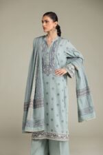 Embroidered Jacquard Fabrics 3-Piece - V3