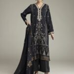 Embroidered Jacquard Fabrics 3-Piece - V1