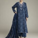 Embroidered Jacquard Fabrics 3-Piece - V1
