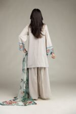 Embroidered Cambric Fabrics 3-Piece - V6