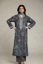 Embroidered Cambric Fabrics 3-Piece - V3