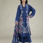 Embroidered Cambric Fabrics 3-Piece - V1