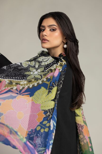Embroidered Cambric Fabrics 3-Piece - V2