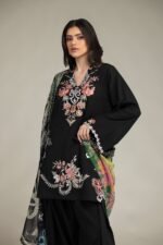 Embroidered Cambric Fabrics 3-Piece - V4
