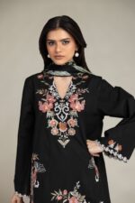Embroidered Cambric Fabrics 3-Piece - V5