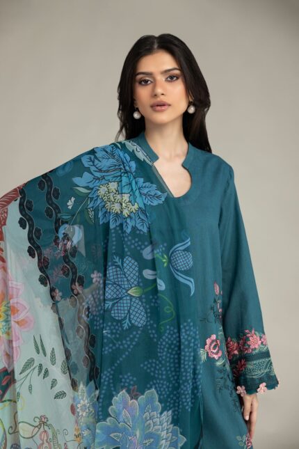 Embroidered Cambric Fabrics 3-Piece - V2