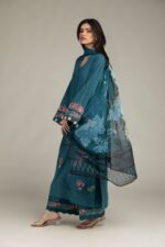 Embroidered Cambric Fabrics 3-Piece - V4