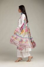 Embroidered Cambric Fabrics 3-Piece - V4