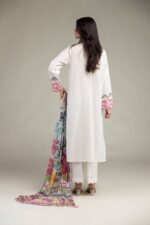 Embroidered Cambric Fabrics 3-Piece - V5