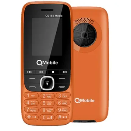 QMobile Q2165 Music - Orange - Front View