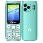QMobile QCrystal - Mint Green - Front View