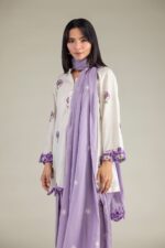 Floral V-Neck Kurta - View 3