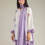 Floral Lawn Dupatta - View 1