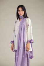 Floral Lawn Dupatta - View 1