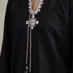 Short Black Kurta - View 1