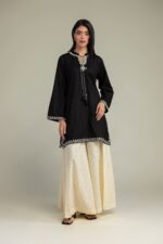 Short Black Kurta - View 3