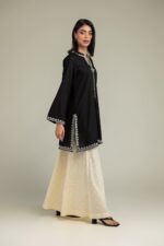 Short Black Kurta - View 4
