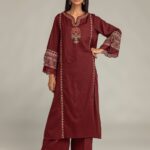 Floral Cotton Kurta - View 1