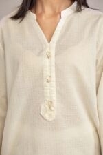 Cotton Dobby Kurta - View 3