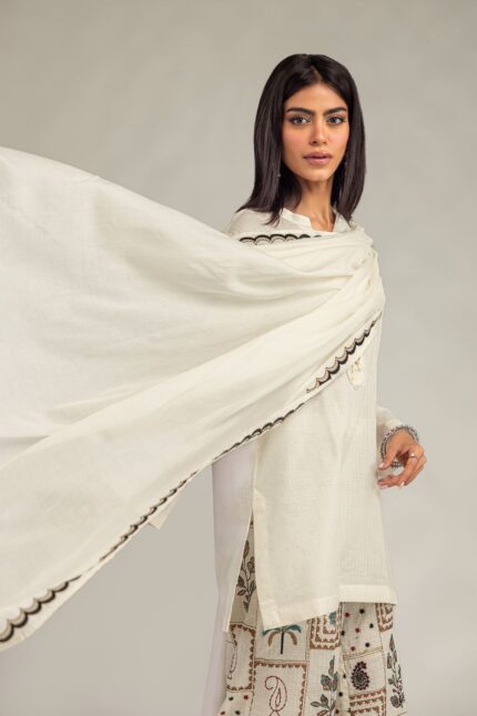 Lawn Dupatta - View 2