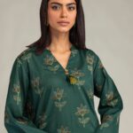 Floral Longline Kurta - View 1