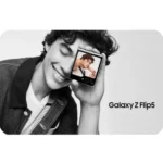 Samsung Galaxy Z Flip 5 - Violet - Side View