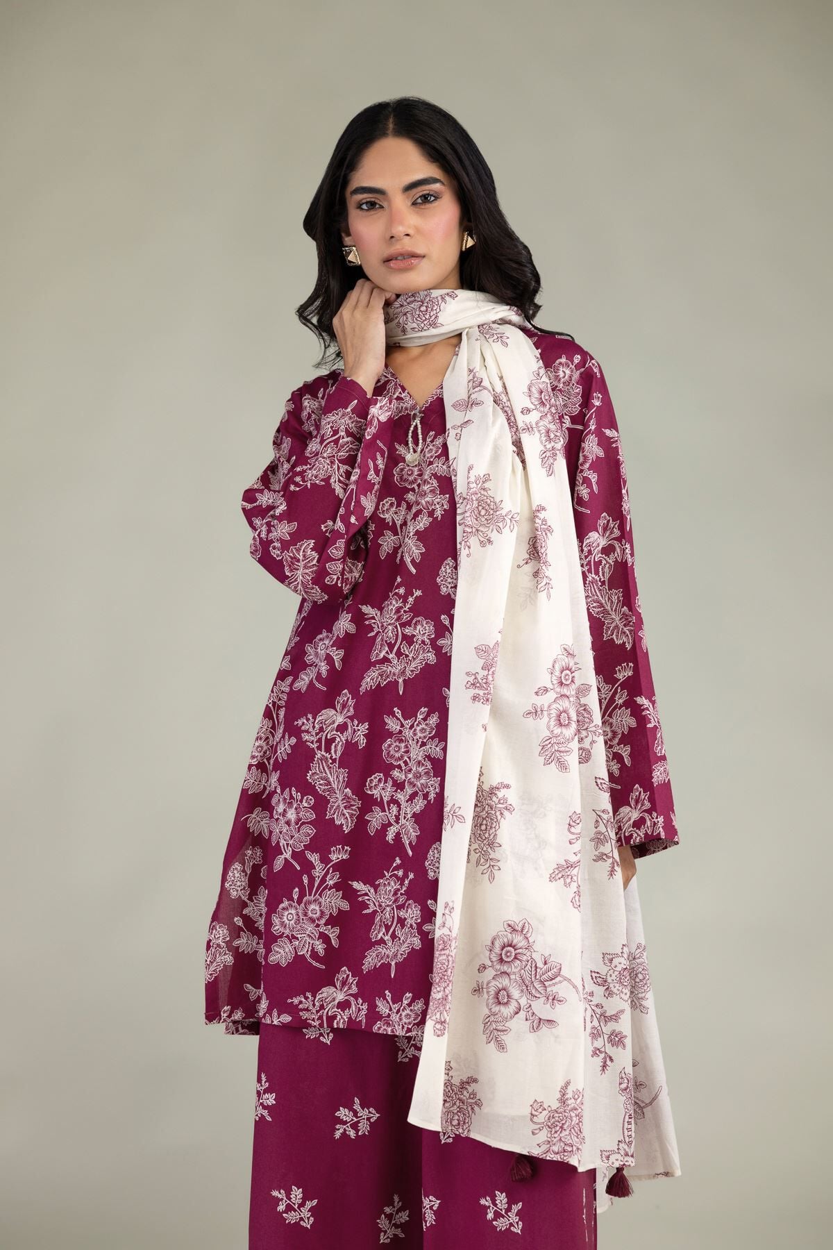 Tailored 3-Piece Lawn-1 Tailored 3-Piece Lawn - View 1