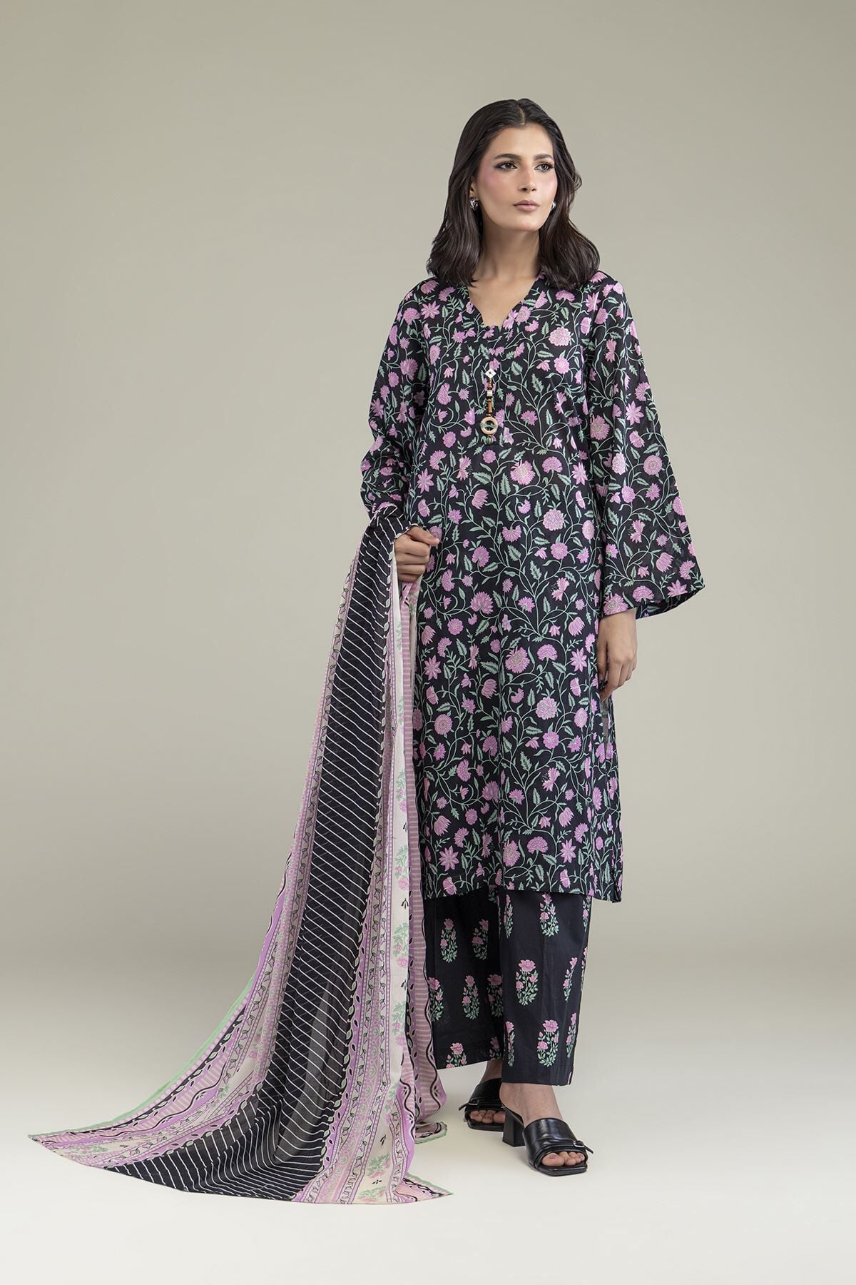 Tailored Lawn 3-Piece-1 Tailored Lawn 3-Piece - View 1