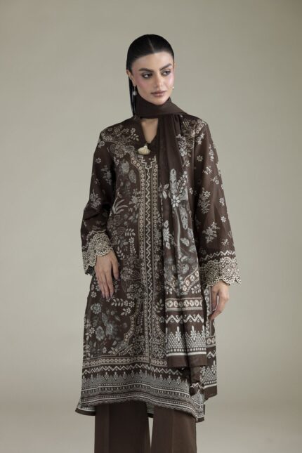 Brown Tailored 3-Piece - View 2