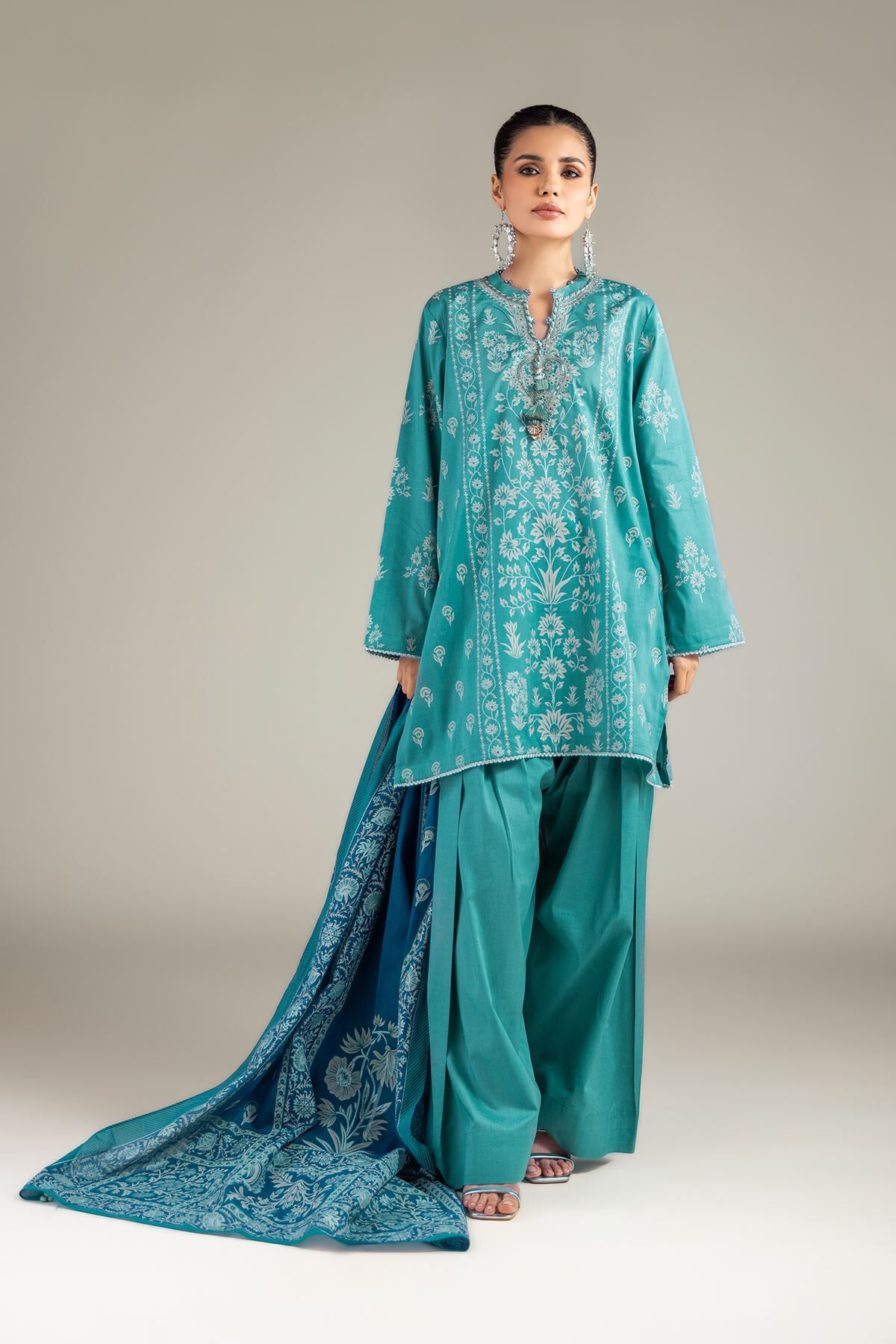 Lawn 3-Piece Tailored-1 Lawn 3-Piece Tailored - View 1