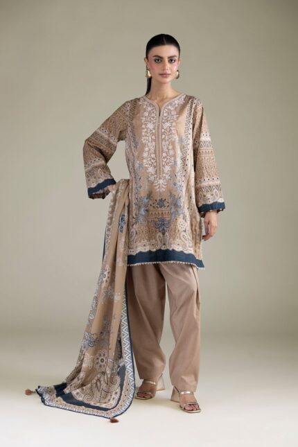 Lawn 3-Piece Tailored - View 2
