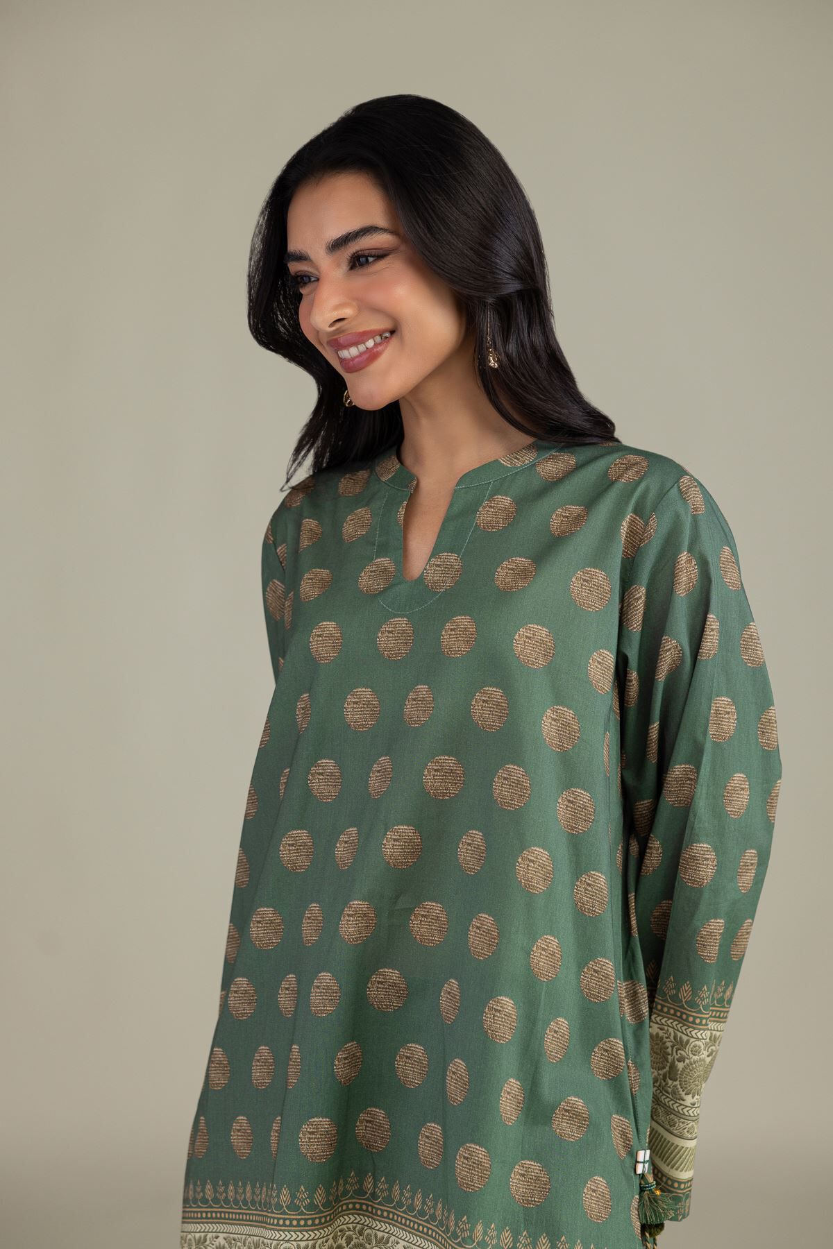 Green Tailored 2-Piece-1 Green Tailored 2-Piece - View 1