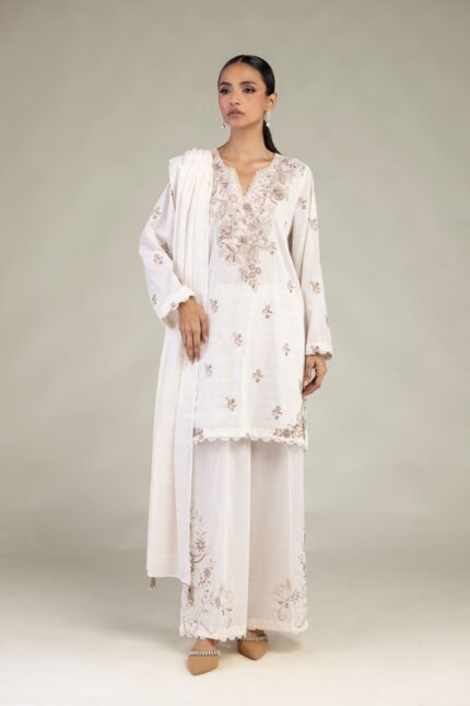 White Tailored 3-Piece - View 2