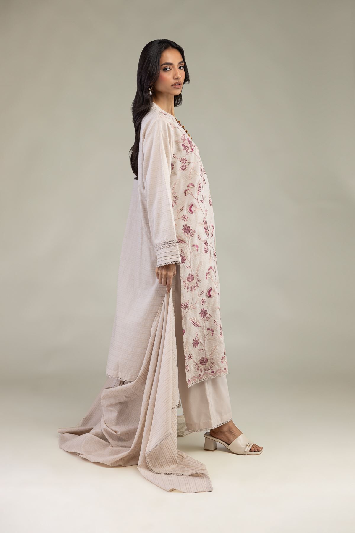 Floral Tailored 3-Piece-1 Floral Tailored 3-Piece - View 1