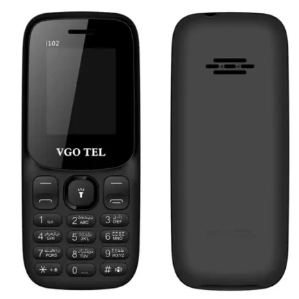 VGO TEL i102 - Black - Front View