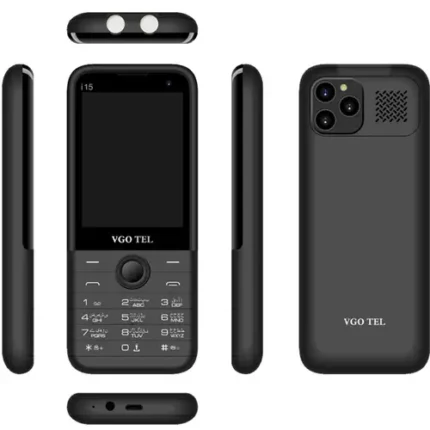 VGO TEL i15 - Black - Front View