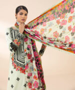 Unstitched 3-Piece Ensemble - View 3
