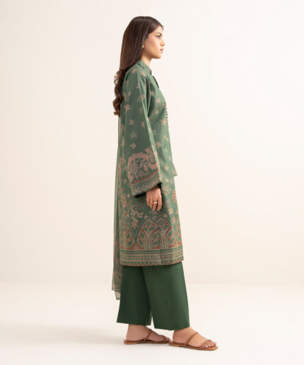 Unstitched 3-Piece Ensemble - View 1