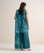 Teal Green Lawn Unstitched Ensemble - View 4