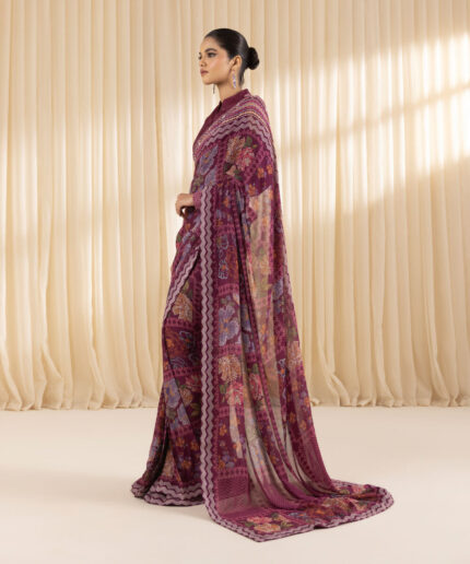 Unstitched 3-Piece Ensemble - View 2