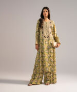 Viscose Raw Silk A-Line Suit - View 2