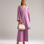 Lilac Lawn Straight Suit - View 1